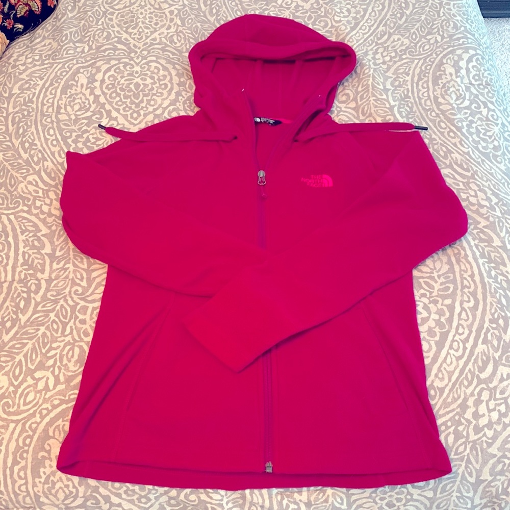 The North Face Women’s Full Zip-up Fleece Jacket with Hood XXS